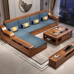 L Shape Johnson Sofa With Centre Table Call