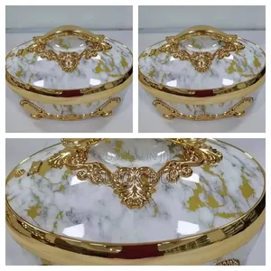 Round Gold Luxury Food Warmer(Chaffing Dish)