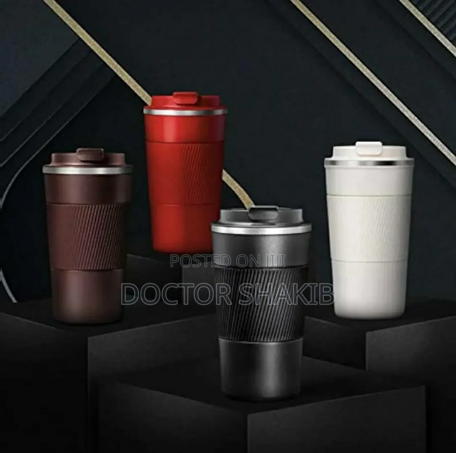 Luxurious 500ml Thermos Coffee Mug Double Wall