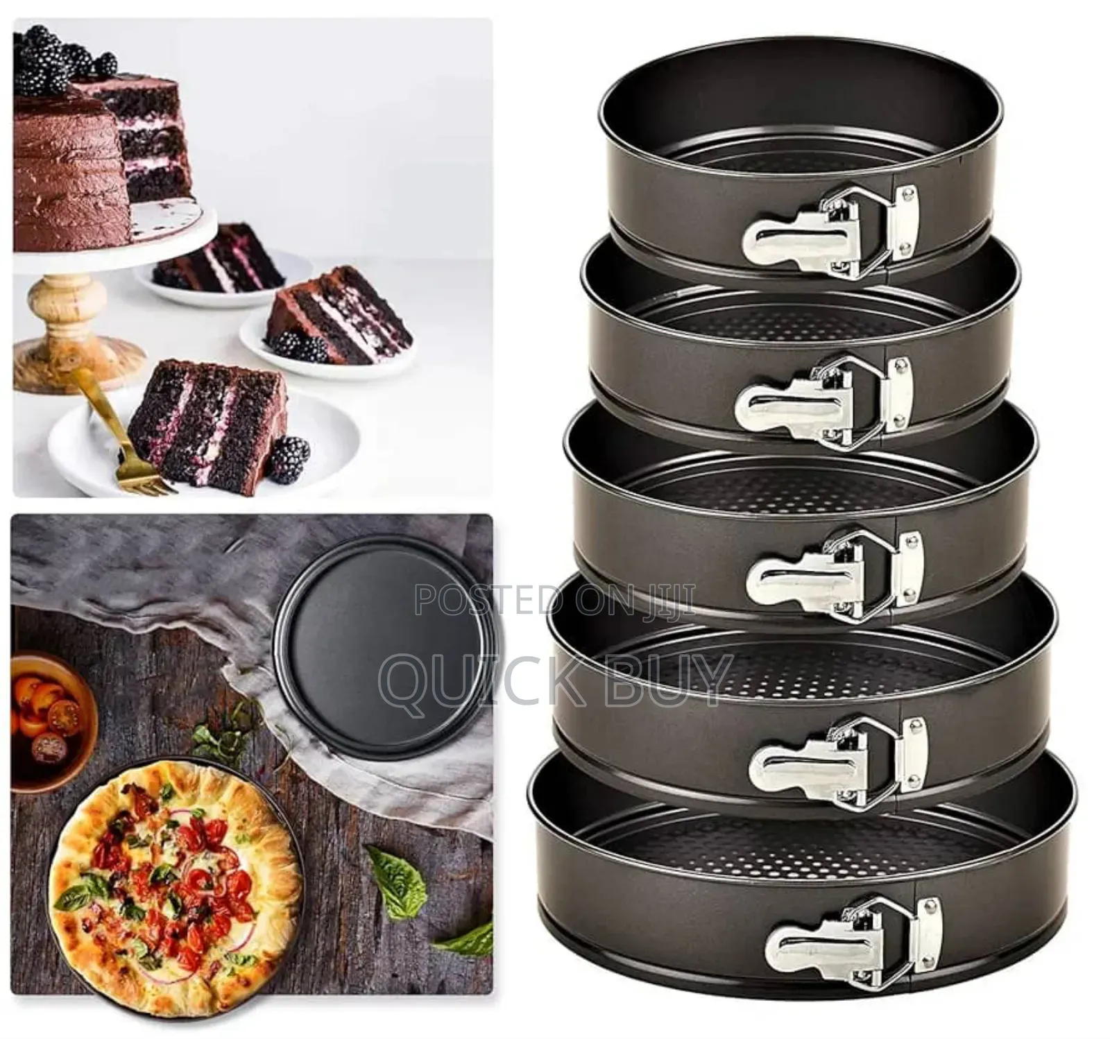 New 6pcs Round Cake Pans Set