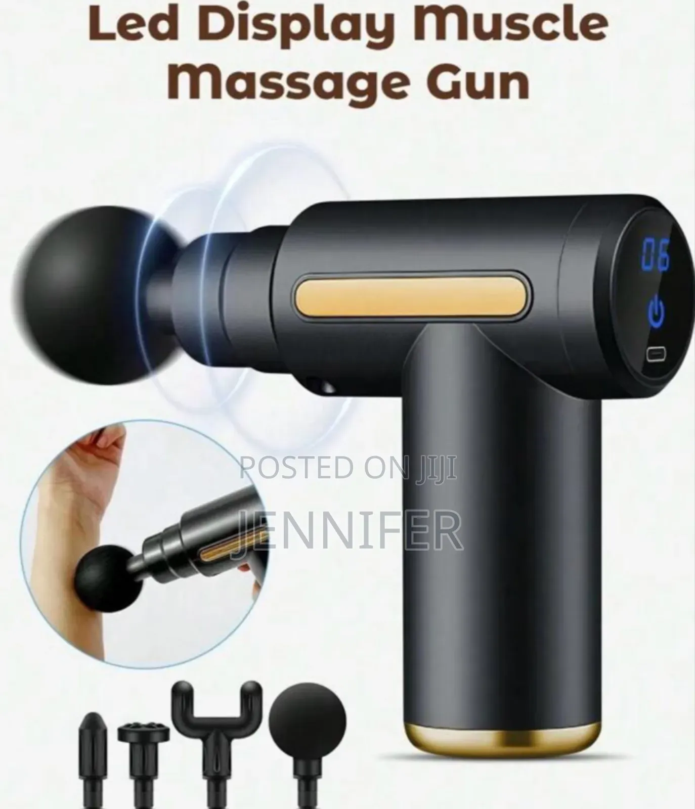 Led Display Muscle Massage Gun
