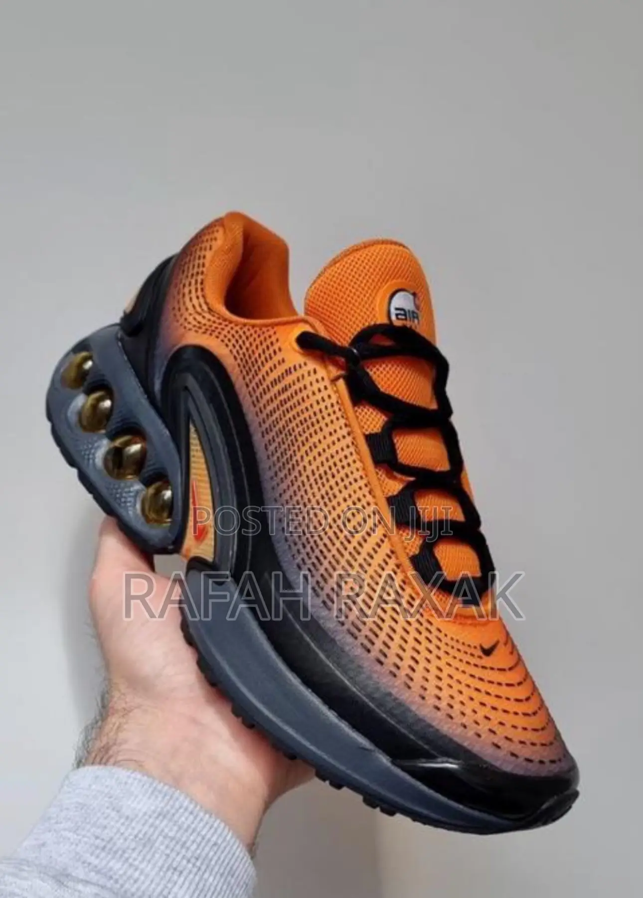 New Nike Air Max Dn Black/Orange Sneakers
