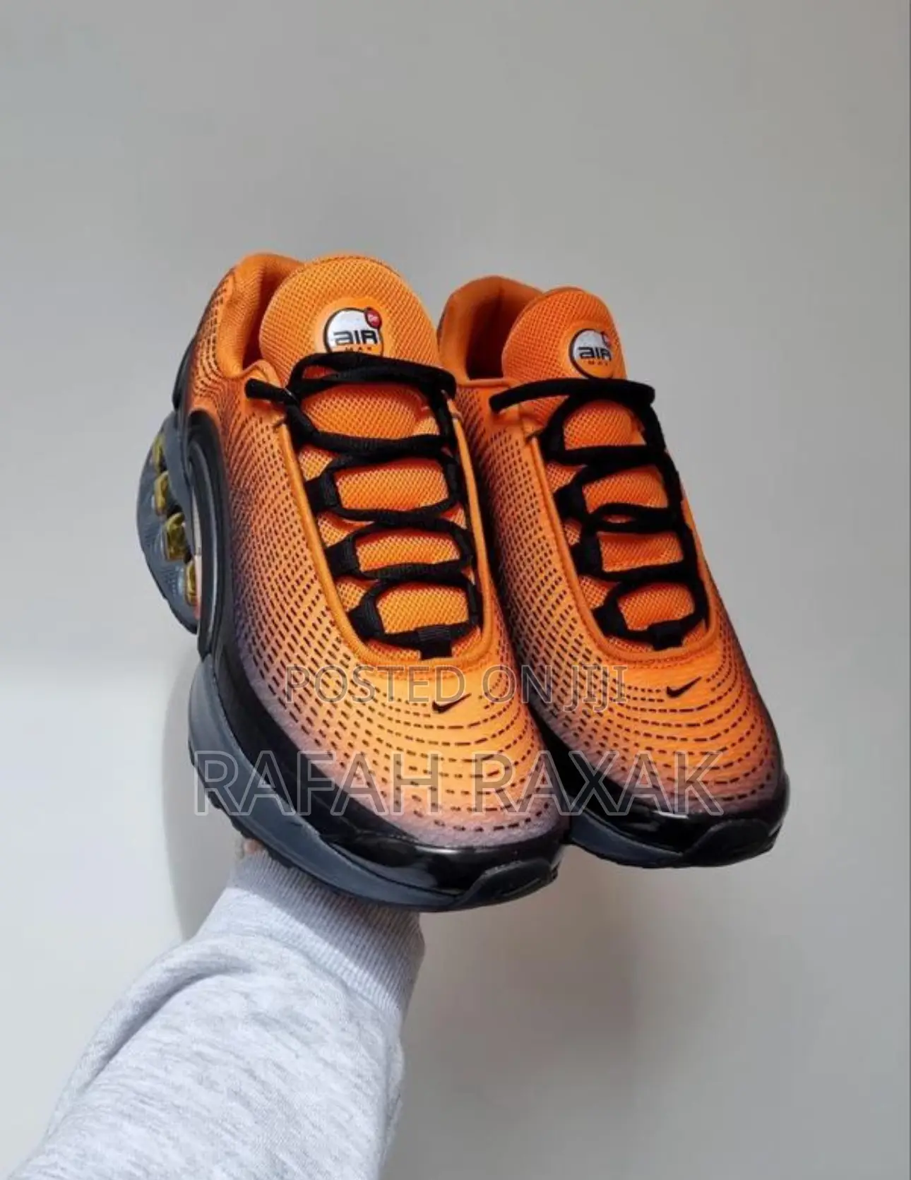 New Nike Air Max Dn Black/Orange Sneakers