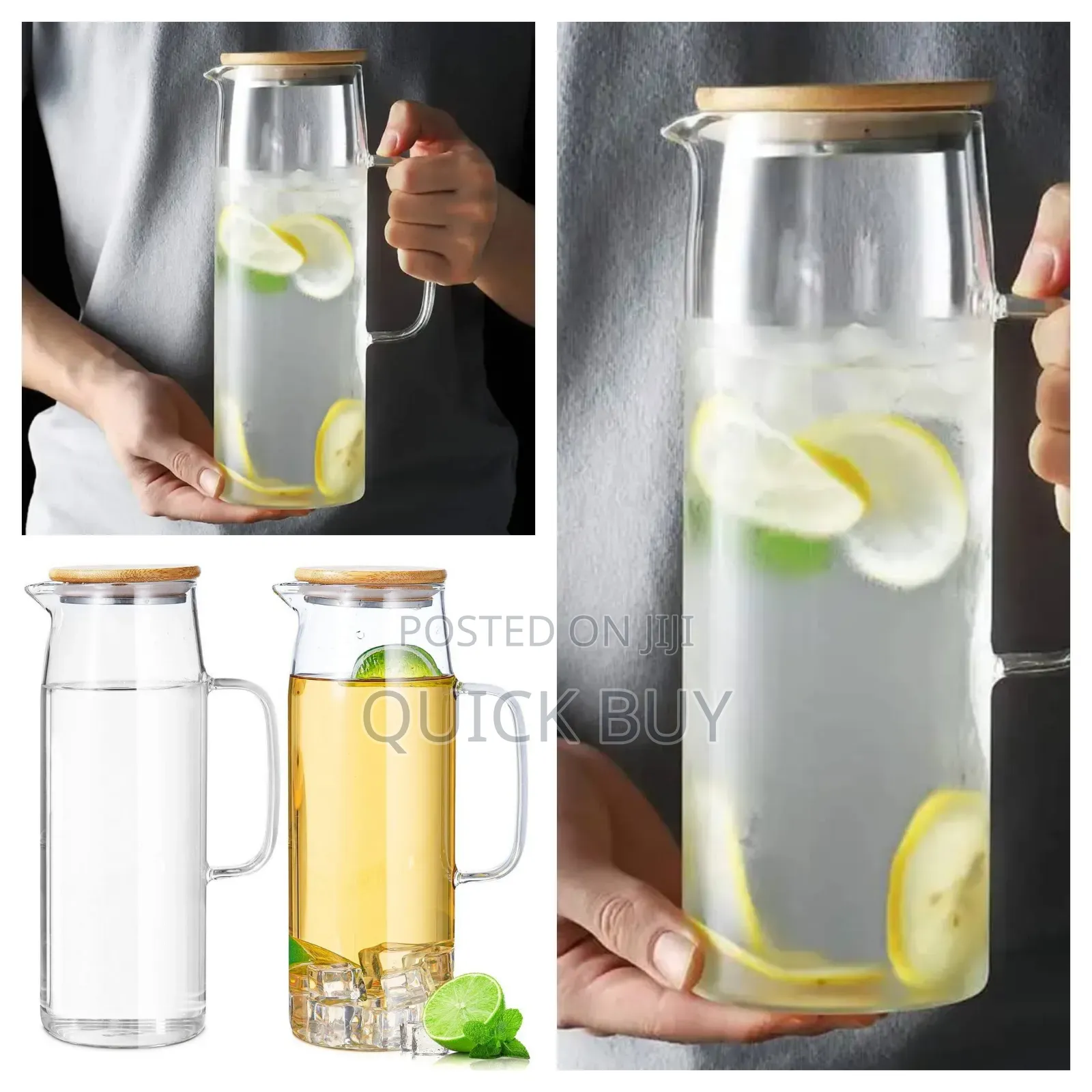 Glass Pitchers With Lid