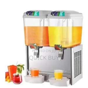 Double Tank Electric Commercial Juicer Dispenser