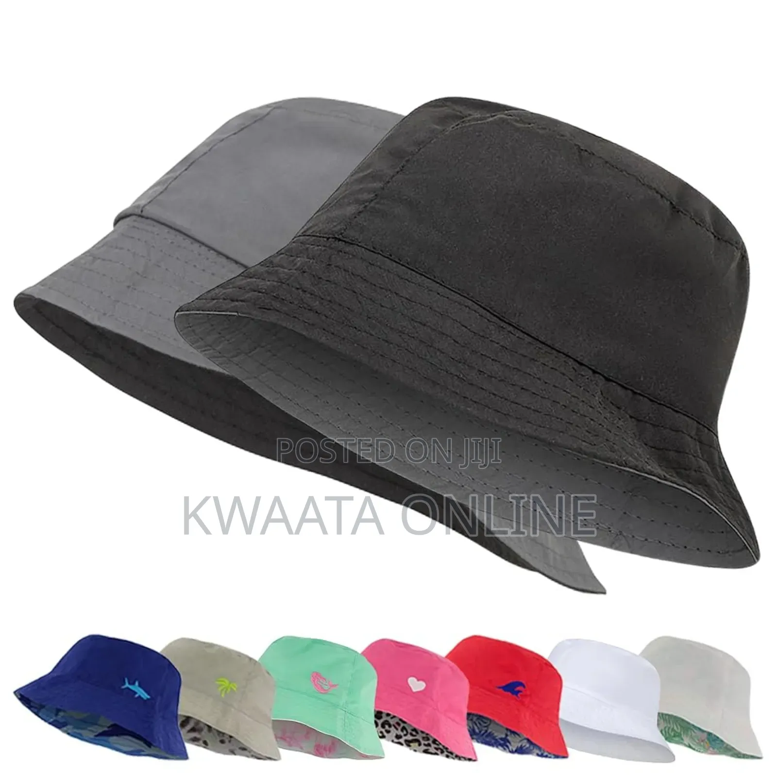 Bucket Hat for Men Women, Reversible Beach Sun Hat