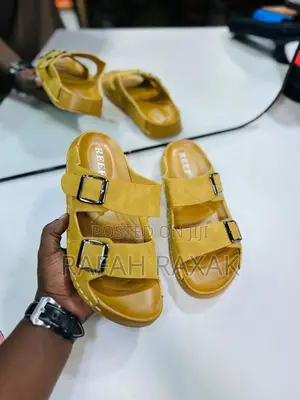 Original Yellow Double Strap Buckle Reef Sandals