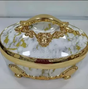 New Round Gold Luxury Food Warmer