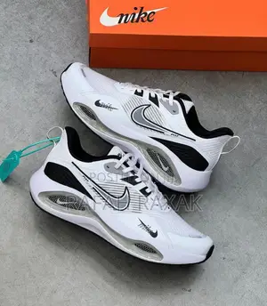Original Men’S Nike Air Max Zoom White Trainer Sneakers