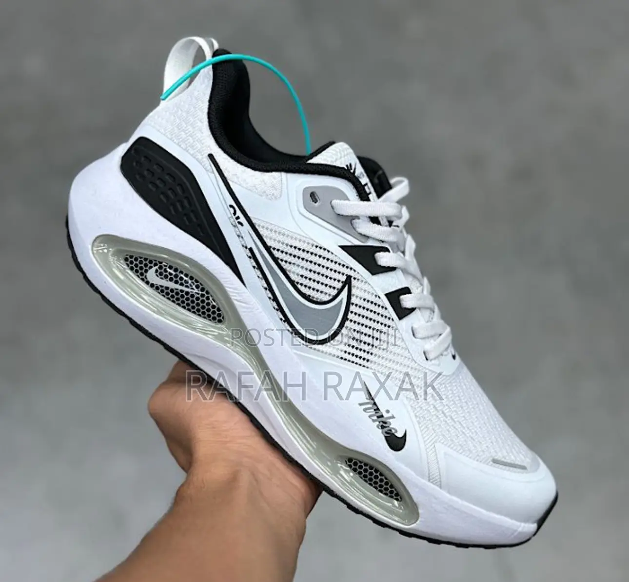 Original Men’S Nike Air Max Zoom White Trainer Sneakers