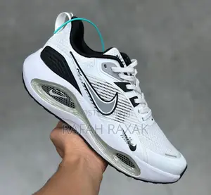 Original Men’S Nike Air Max Zoom White Trainer Sneakers