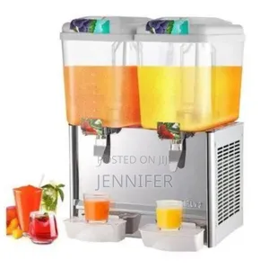 Double Tank Electric Commercial Juicer Dispenser