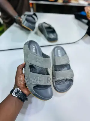 Original Men’S Grey Double Straps Reef Sandals