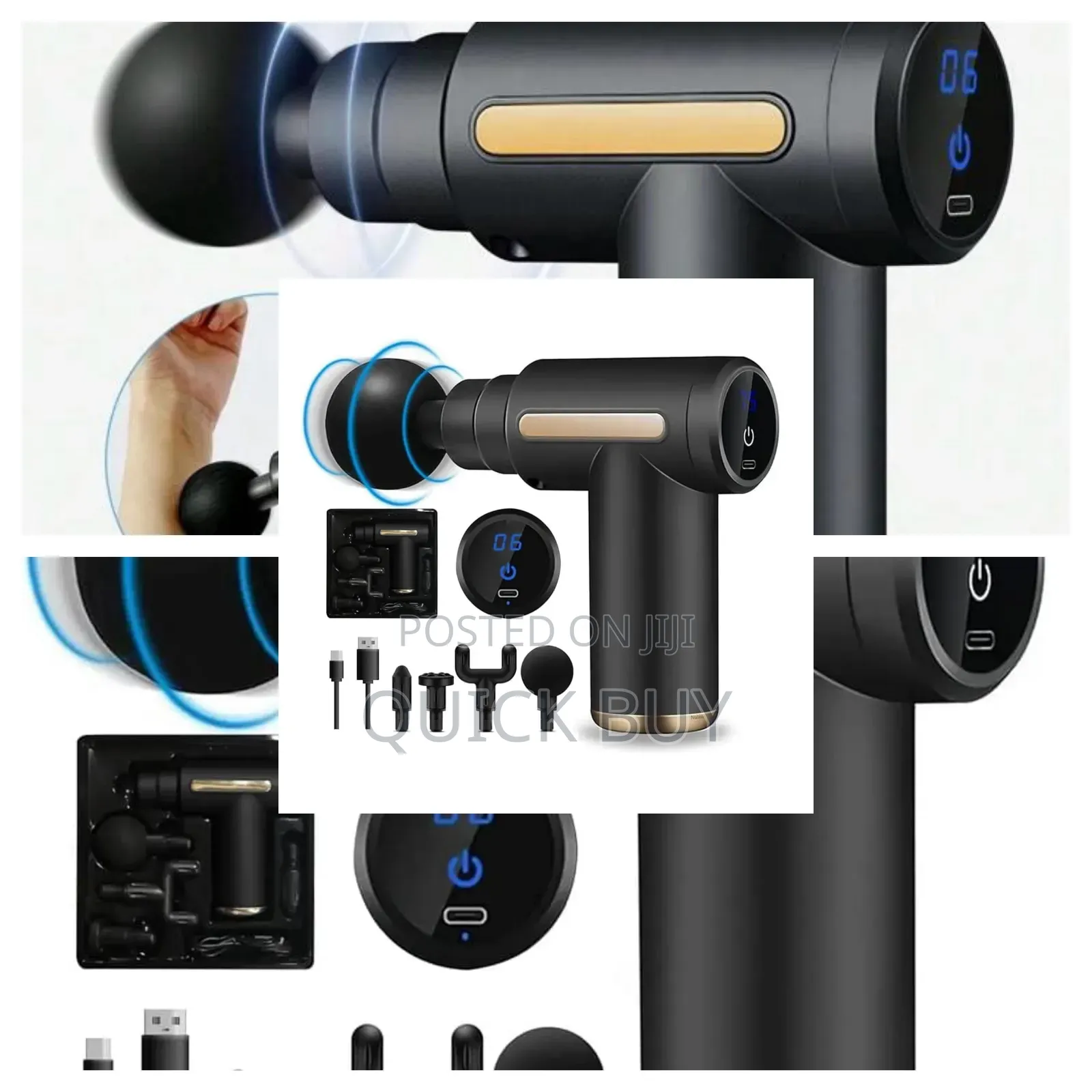 Led Display Muscle Massage Gun