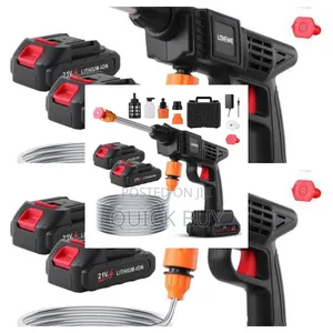 Rechargeable High Pressure Car Washer With 2 Batteries