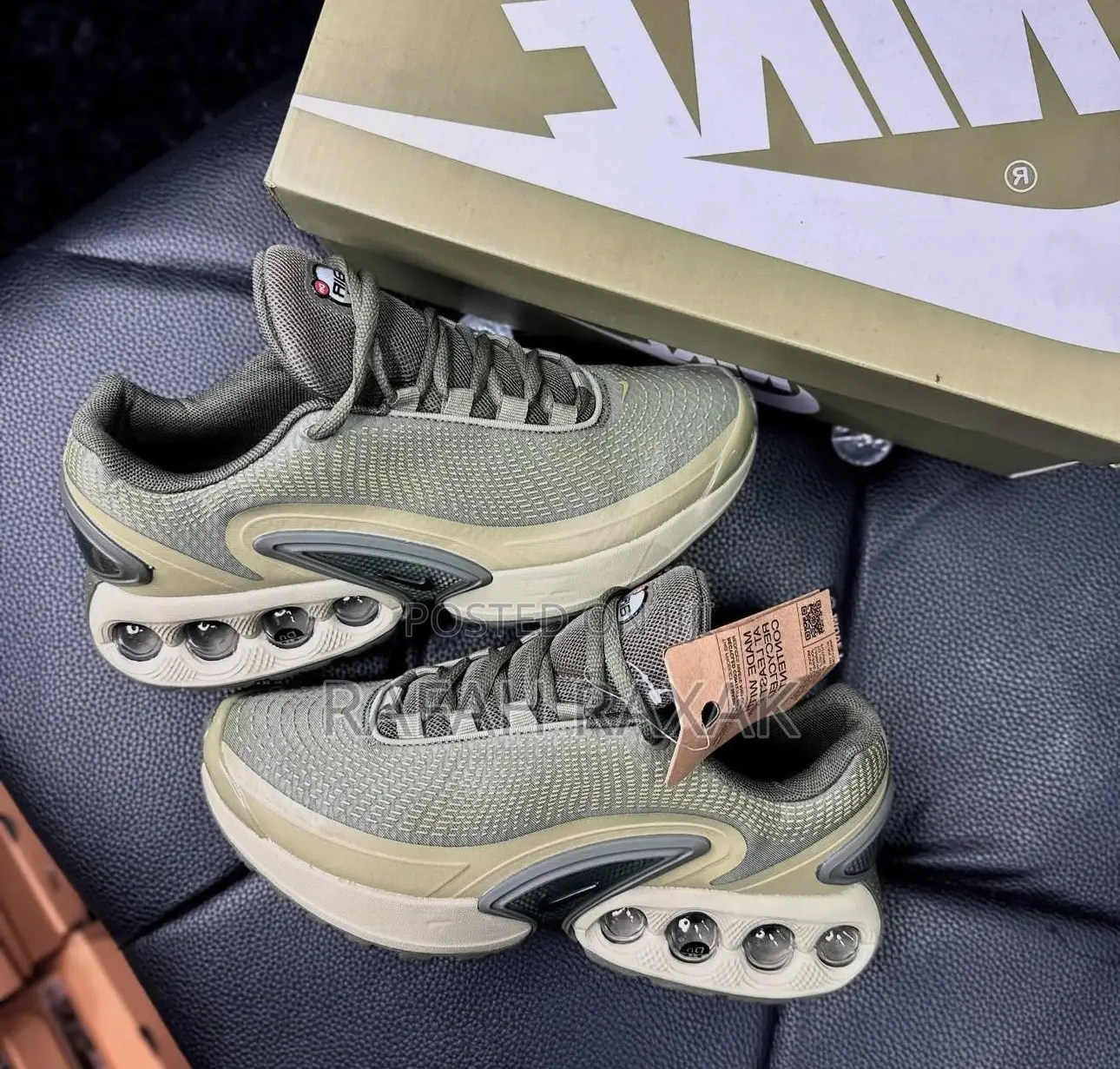 Original Olive Green Nike Air Max Dn Sneakers