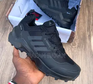 Men’S Triple Black Adidas Terrex Ax4 Gore-tex Hiking Sneaker