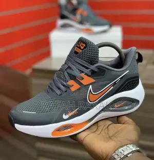 Original Grey/Orange/White Nike Air Max Zoom Trainer Sneaker