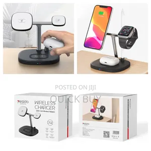 Yesido 15w 4 in 1 Wireless Magnetic Charger Stand