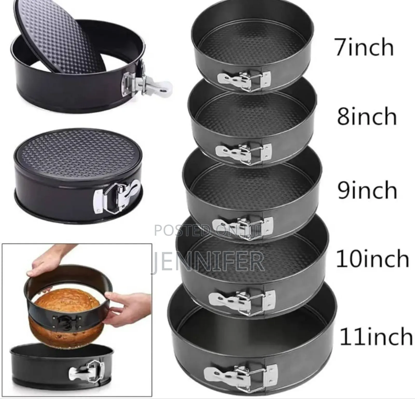 6pcs Round Cake Pans Set