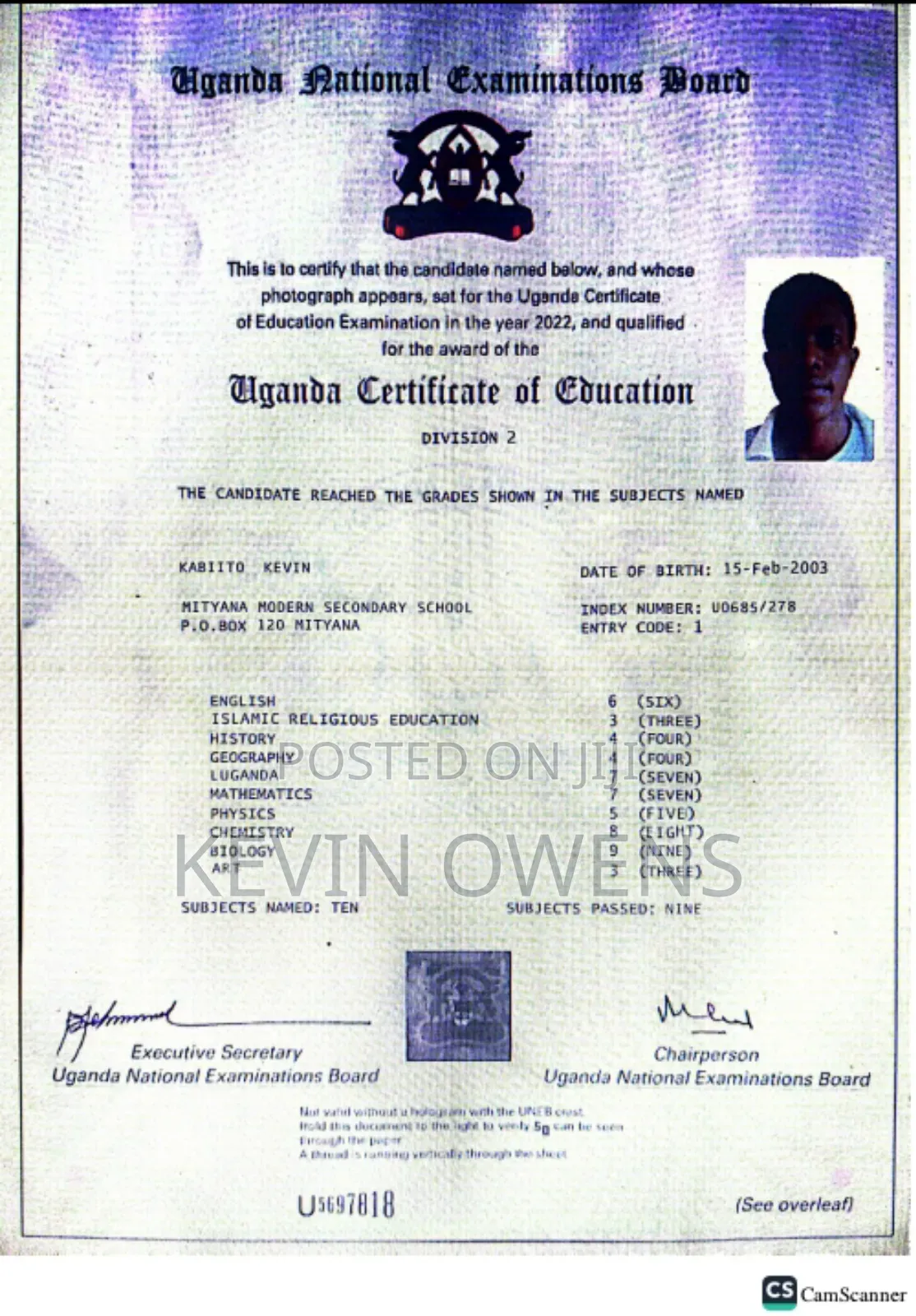 My Cv Document