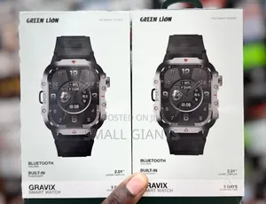 Green Lion Gravix Smart Watch - Black