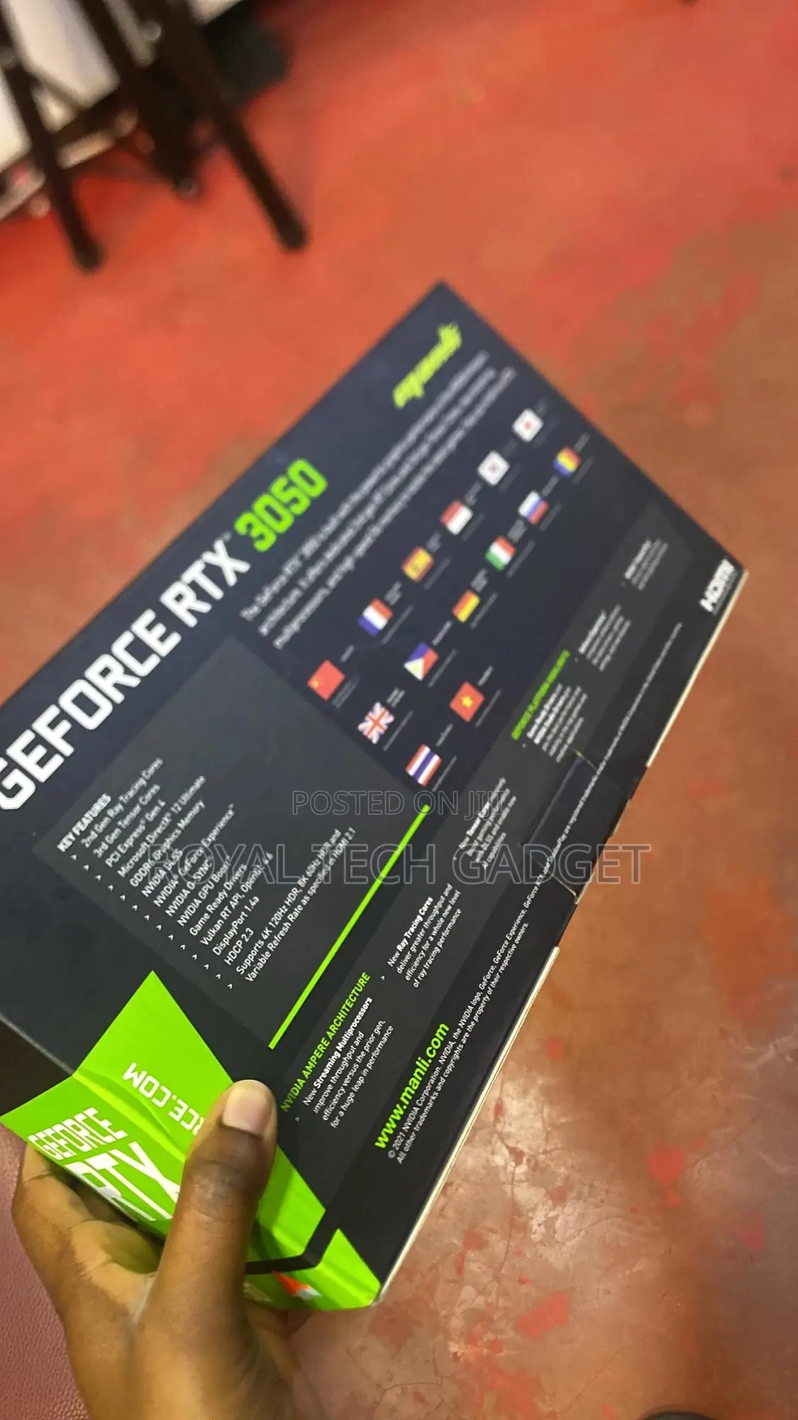 Geforce 8gb RTX 3050 Graphics Card Nvidia