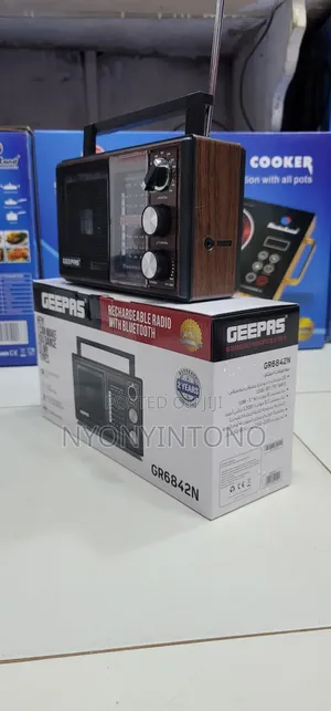 Geepas High-Quality Rechargeable Fm Radio With Bluetooth