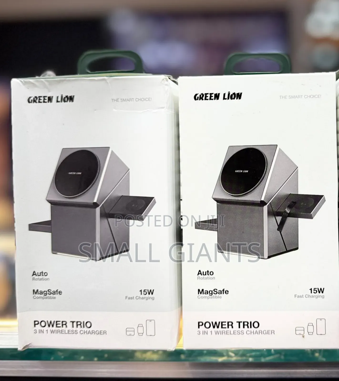 Green Lion 3 in 1 Magnetic Wireless Charger