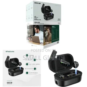 Green Lion Gm-85x 3 in 1 Wireless Microphone - Black