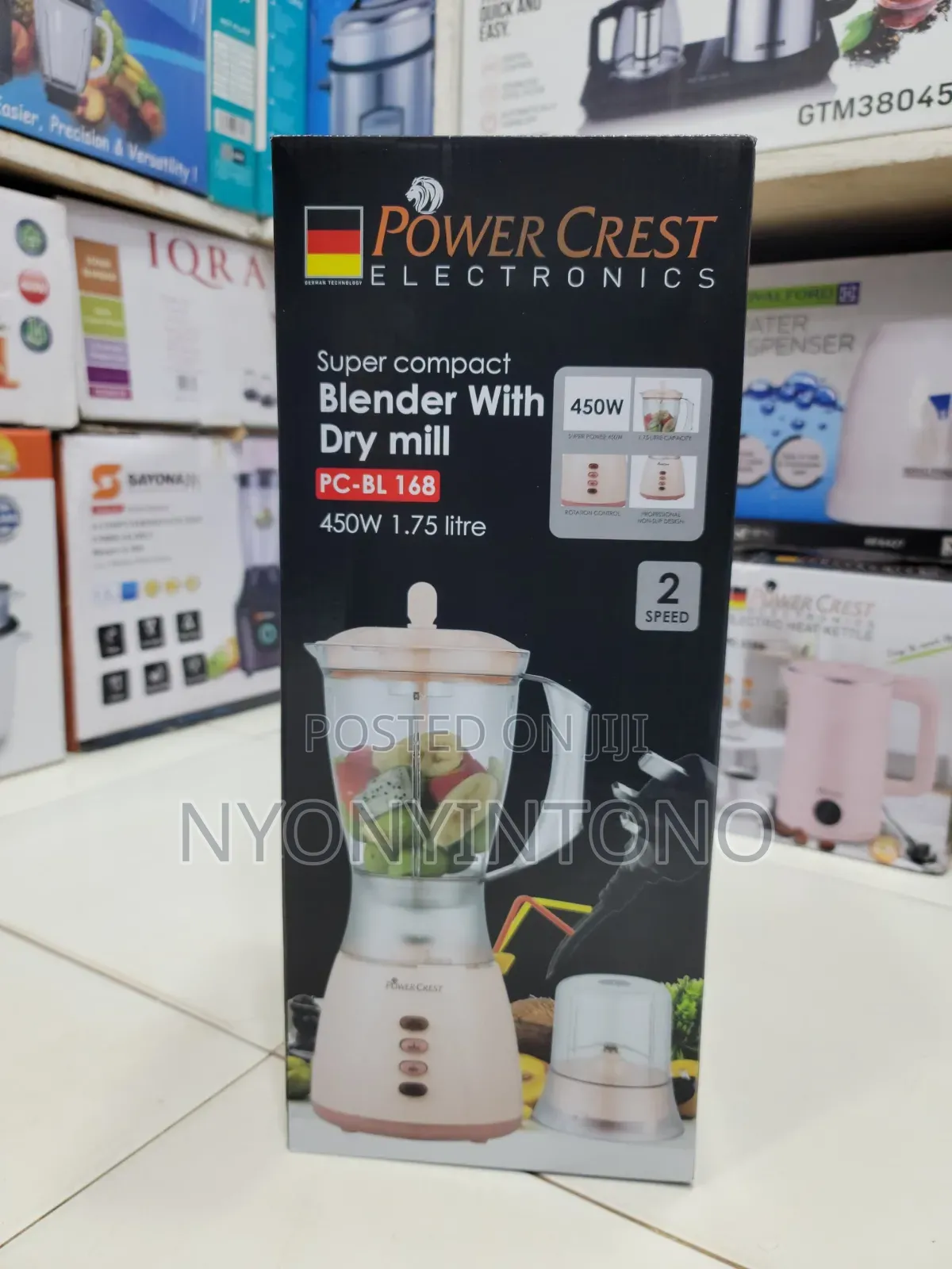 Power Crest 2 in 1 High-Quality Juice Blender With Grinder