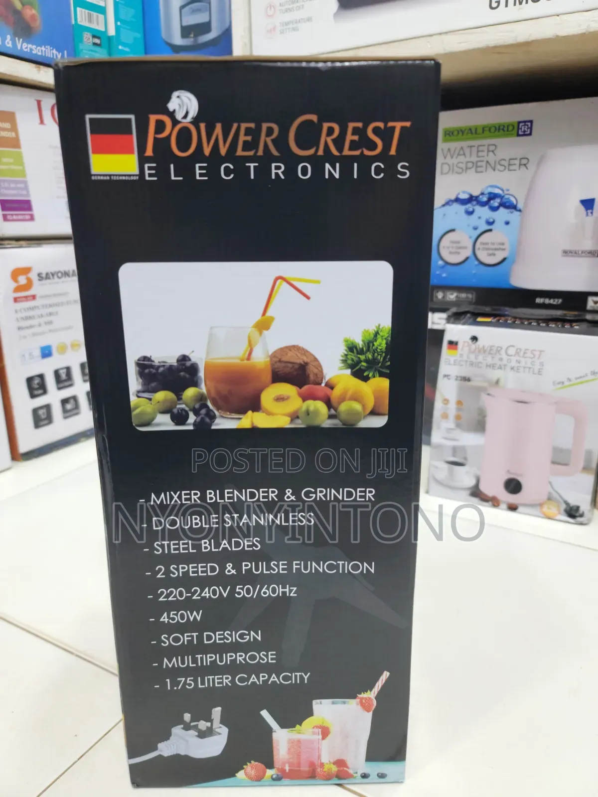 Power Crest 2 in 1 High-Quality Juice Blender With Grinder
