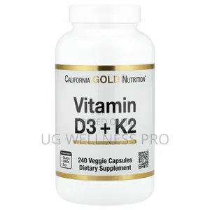 California Gold Nutrition, Vitamin D3 + , 240 Veggie Caps