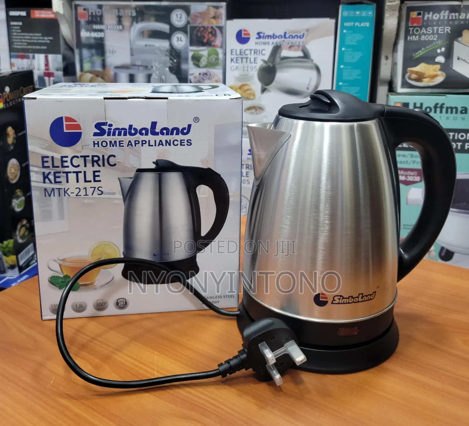 Simbaland High-Quality 1.8litres Automatic Electric Kettle