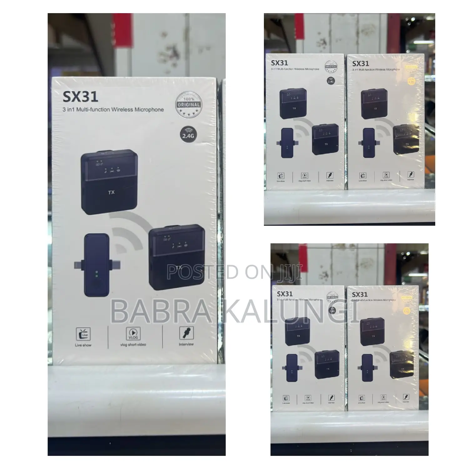 Sx31 3in 1 Wireless Microphone
