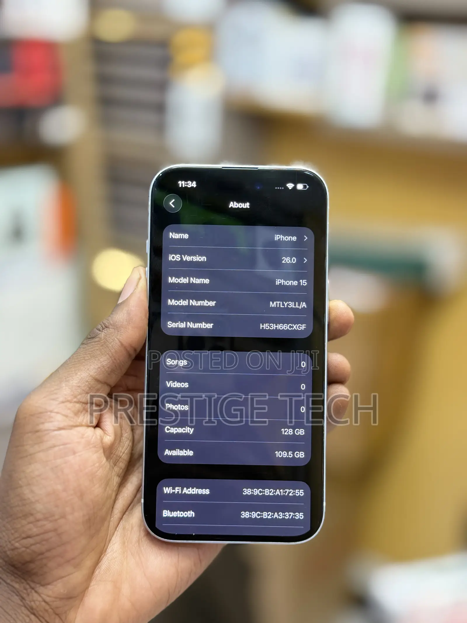 Apple iPhone 15 128 GB Blue
