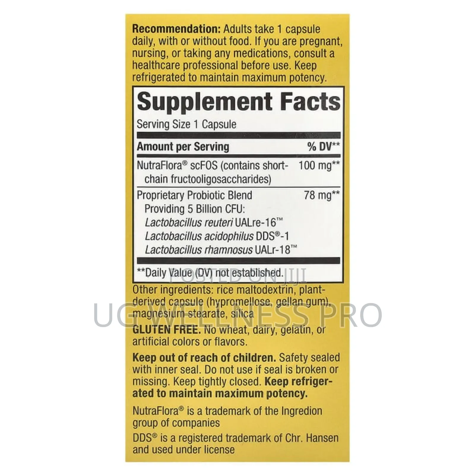 Primadophilus Reuteri Probiotic, 5 Billion Cfu, 30 Caps