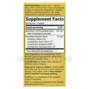 Primadophilus Reuteri Probiotic, 5 Billion Cfu, 30 Caps