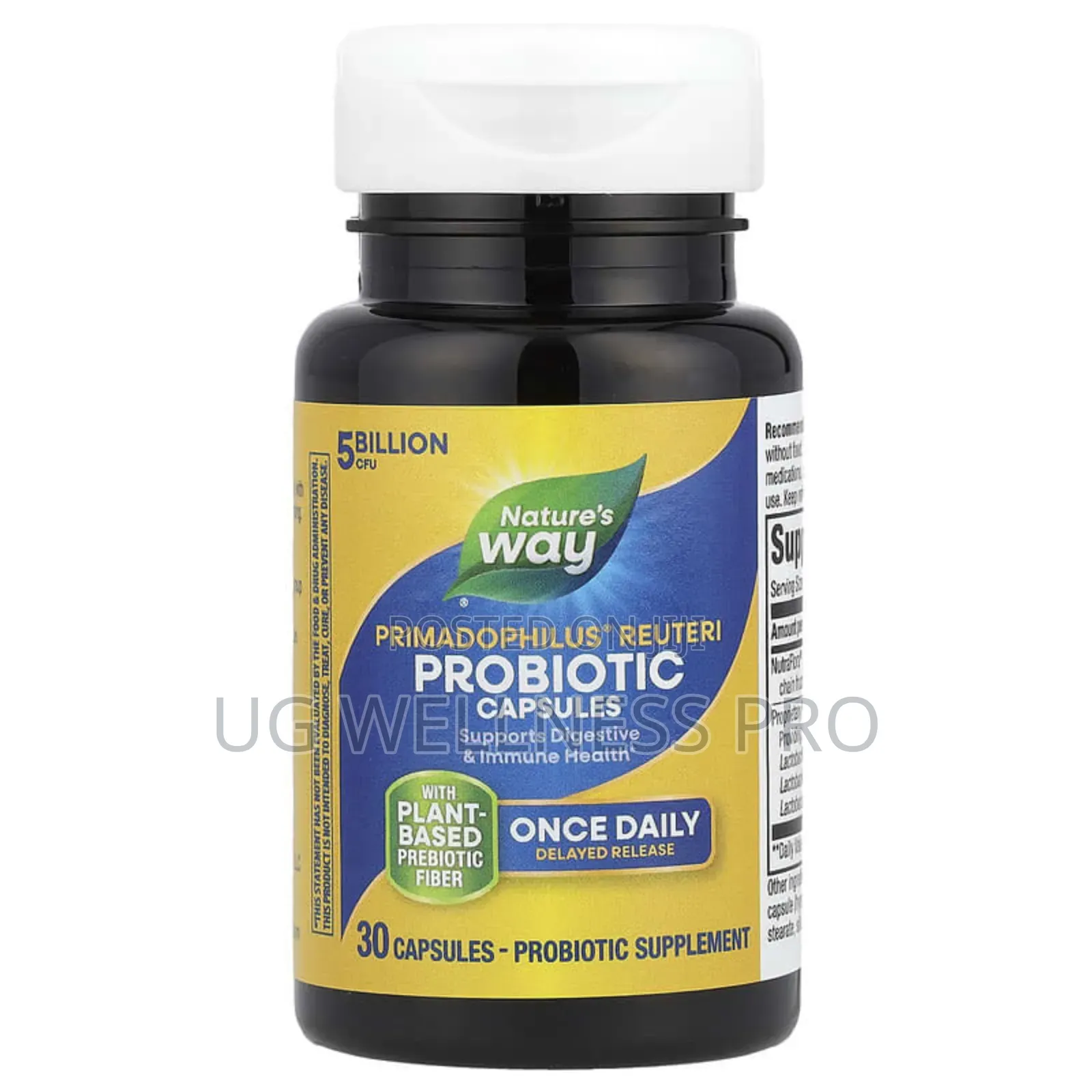 Primadophilus Reuteri Probiotic, 5 Billion Cfu, 30 Caps