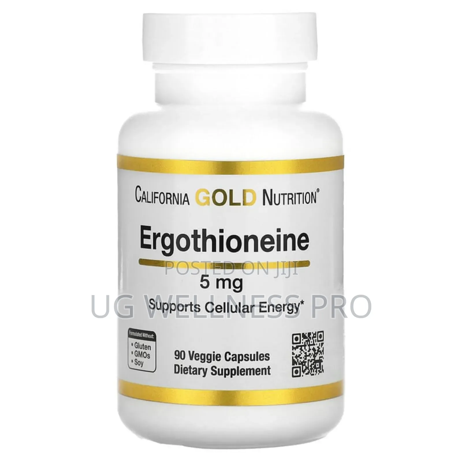 California Gold Nutrition, Ergothioneine, 5 Mg, 90 Veg Caps