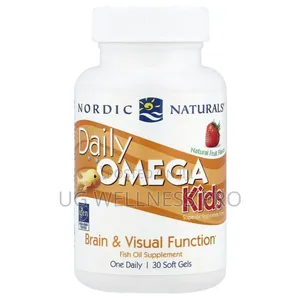 Nordic Naturals, Daily Omega Kids Natural Fruit, 30 Soft Gel