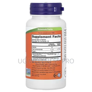 Now Foods, Certified Organic Spirulina, 500 Mg, 100 Tablets