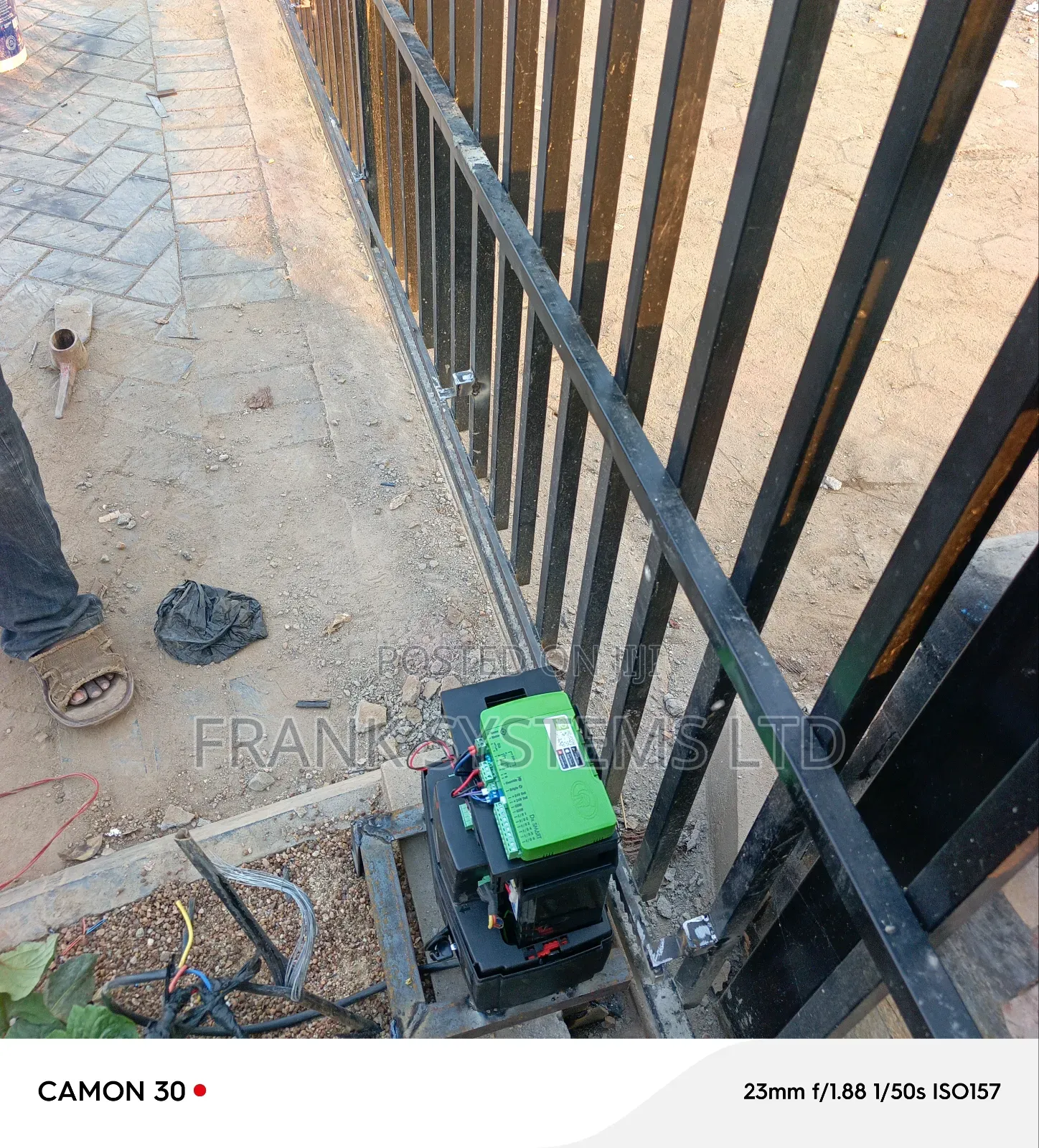 Automatic Sliding System for Heavy Gates
