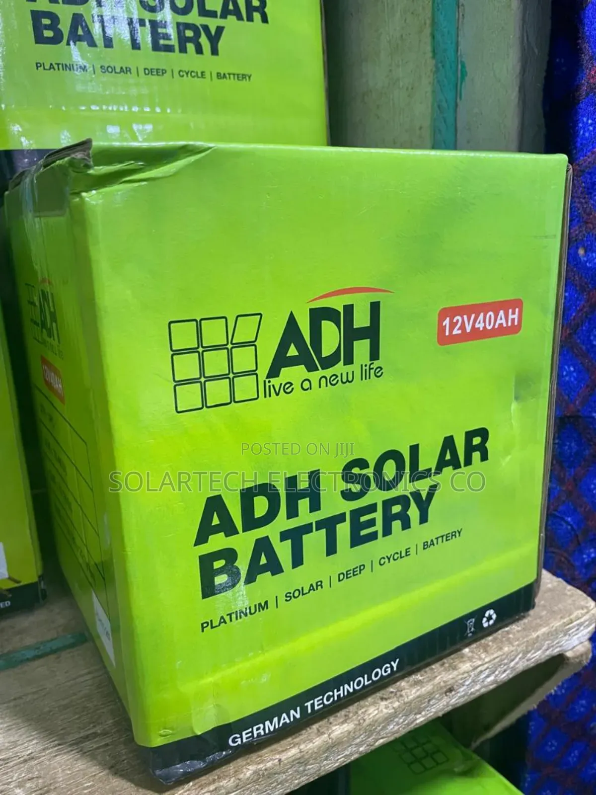 40ah Adh German Technology Solar Battery Teck