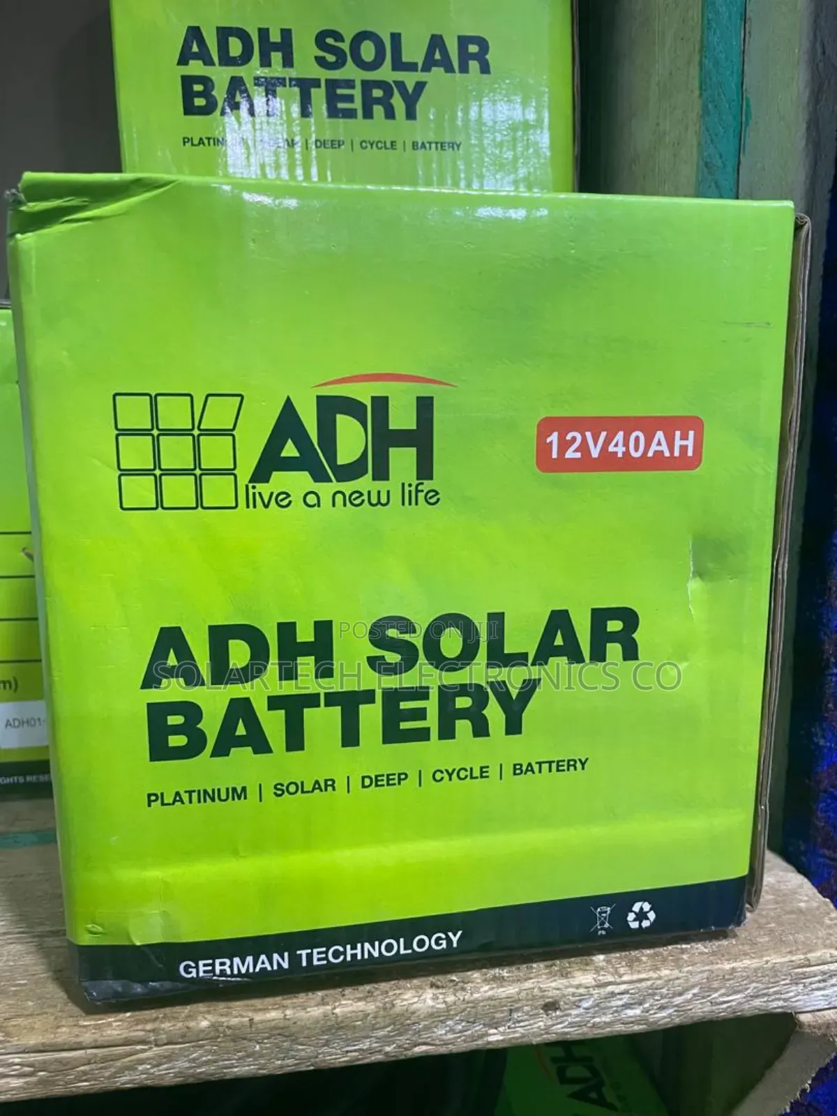 40ah Durable Adh Solar Battery Hanh