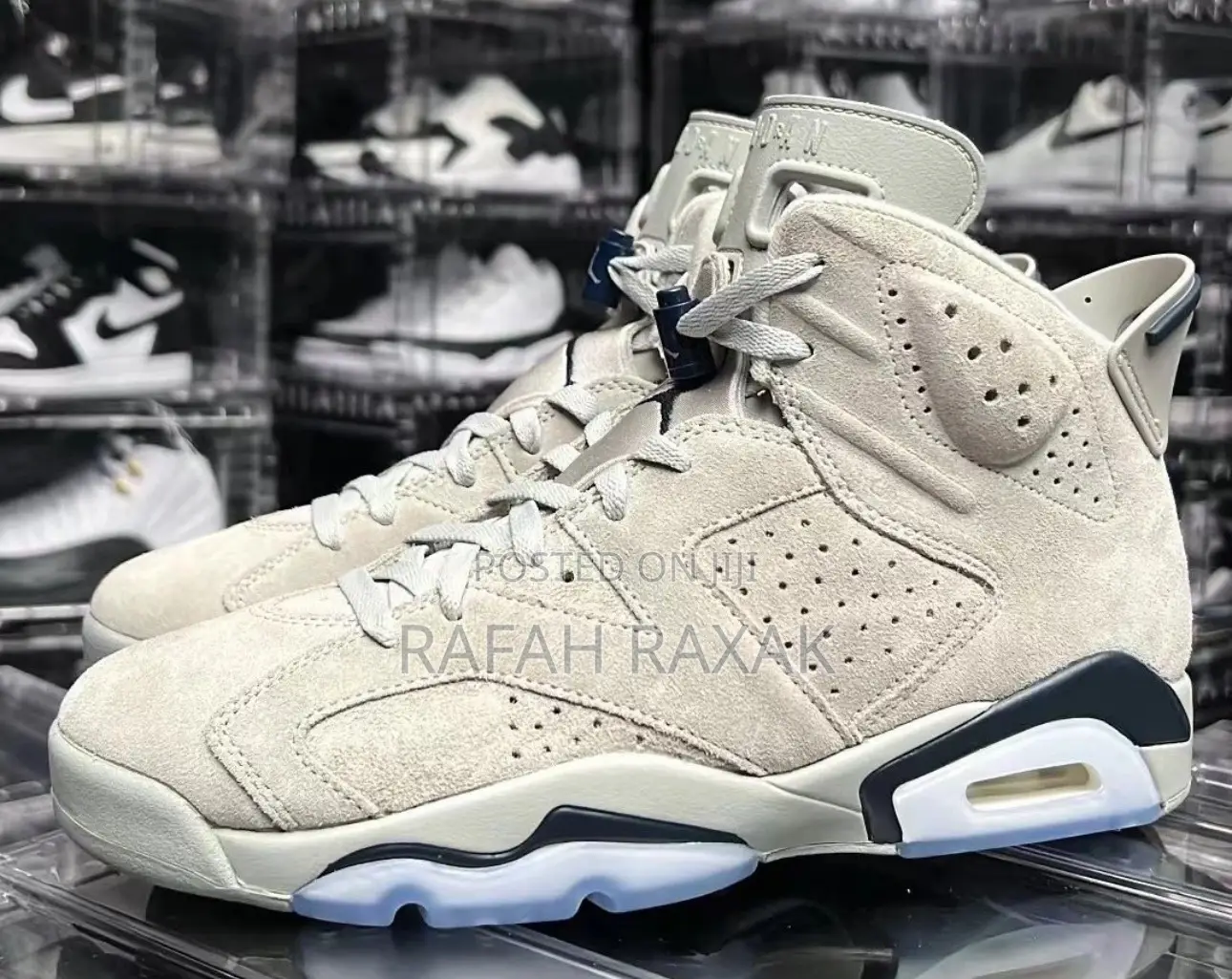 New Suede Nike Air Jordan 6 Retro “Georgetown” Sneakers