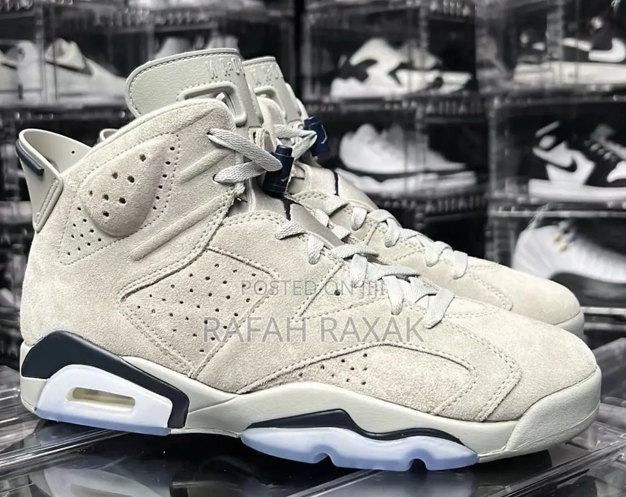 New Suede Nike Air Jordan 6 Retro “Georgetown” Sneakers