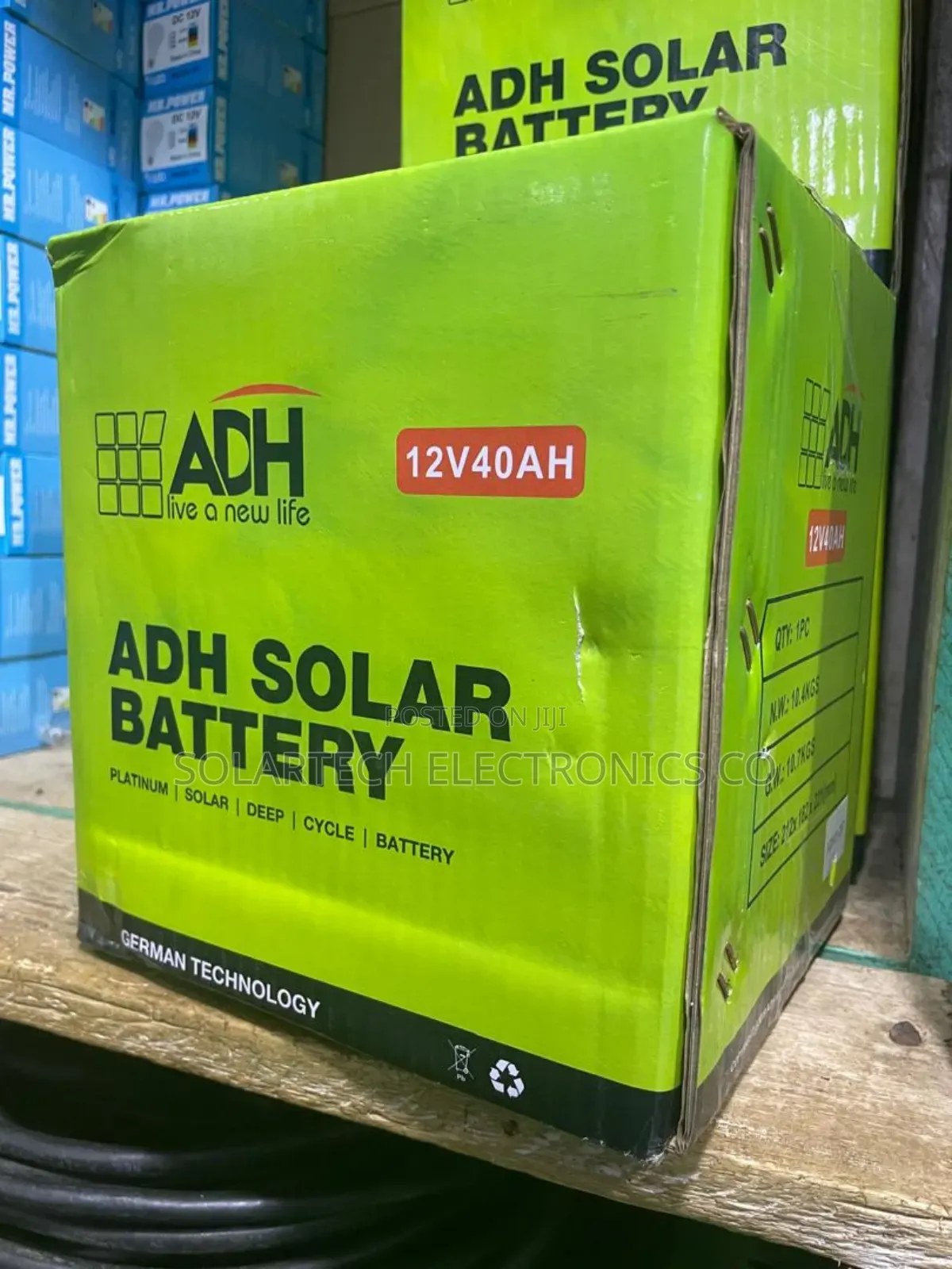 40ah 12v Original Adh Solar Battery Jomk