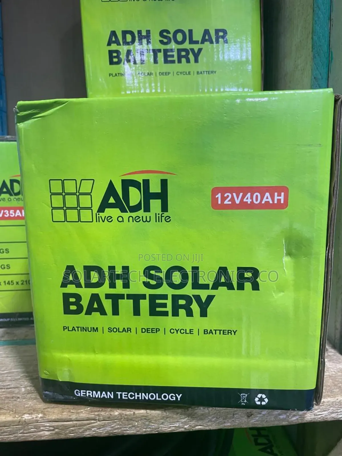 40ah 12v Durable Adh Solar Battery Gohk