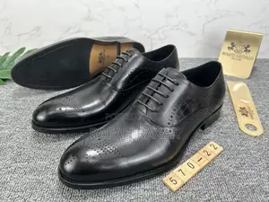 Men’S Super Classic Black Renato Castello Formal/Gentle Shoe